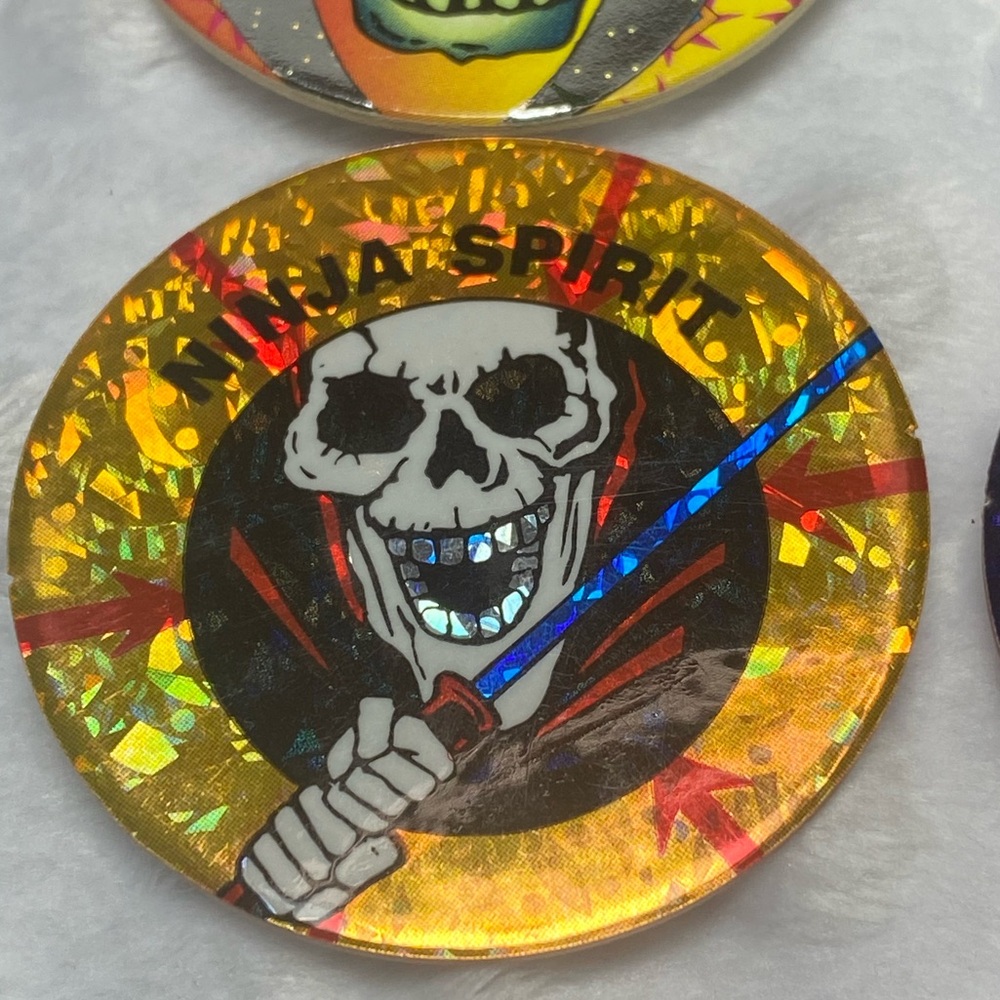 POGs Lot of 42 Skulls with Foil 1990’s - Picture 9 of 14